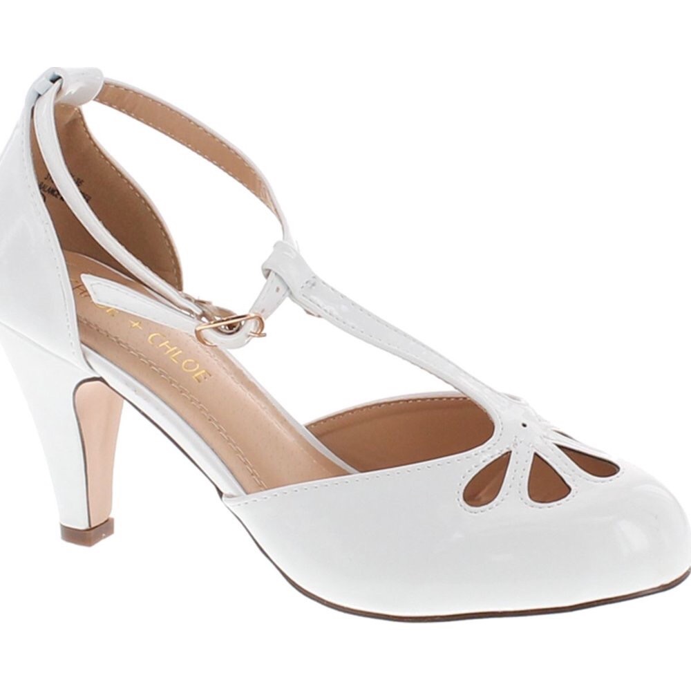 Chase & Chloe Kimmy Teardrop T-Strap